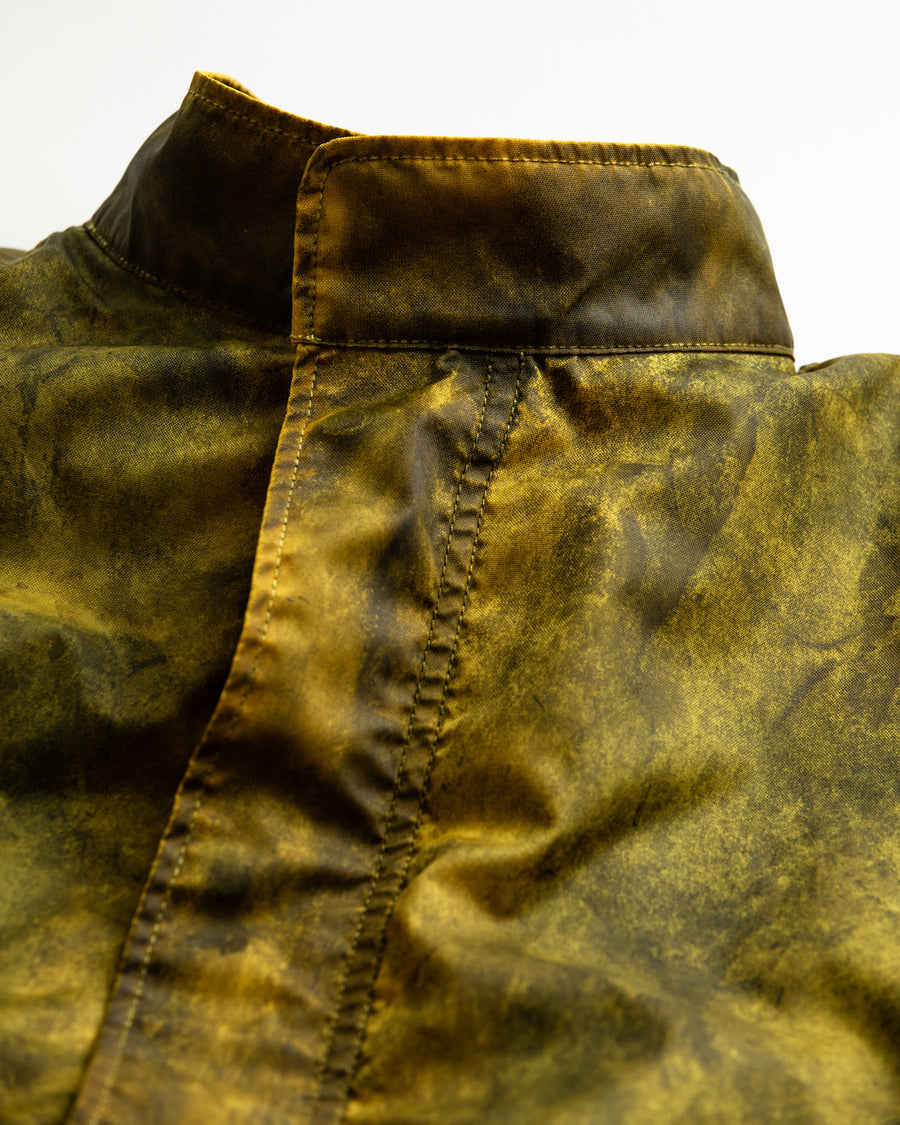 AN321 DIRTPAINT NYLON MODS COAT YELLOW