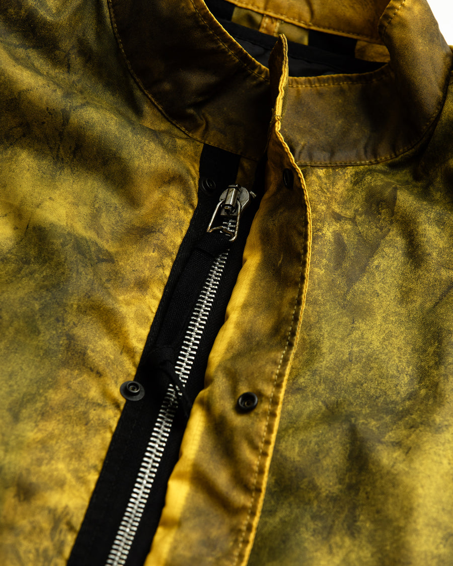 AN321 DIRTPAINT NYLON MODS COAT YELLOW