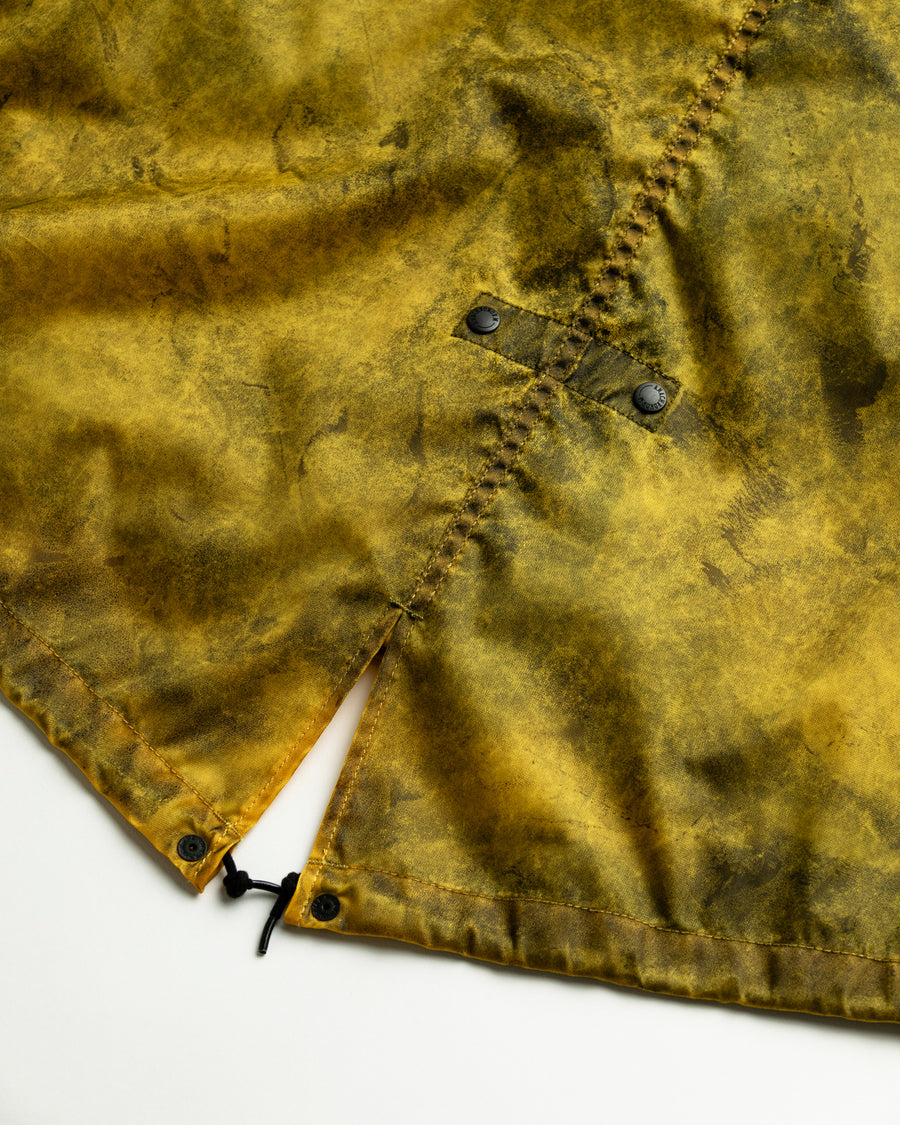 AN321 DIRTPAINT NYLON MODS COAT YELLOW