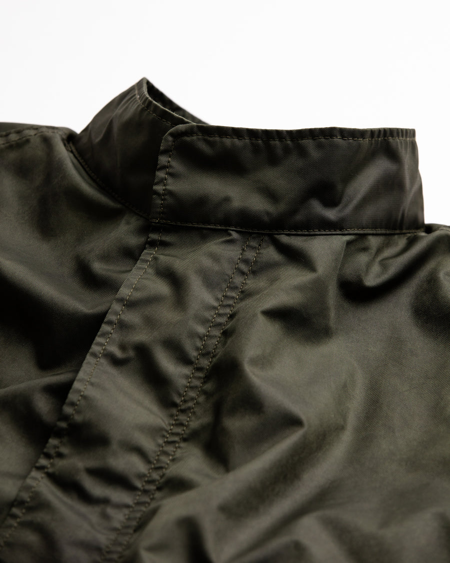 AN321 DIRTPAINT NYLON MODS COAT OLIVE