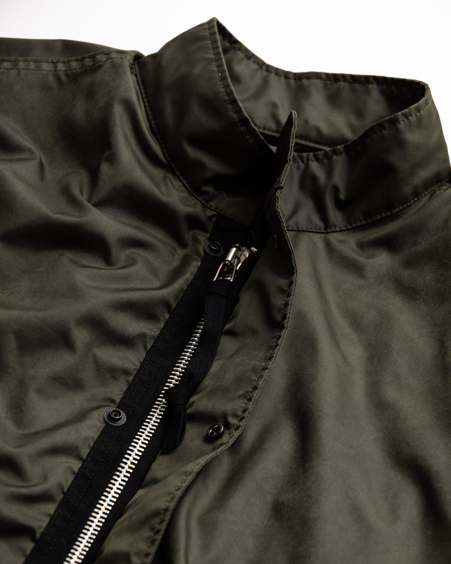 AN321 DIRTPAINT NYLON MODS COAT OLIVE