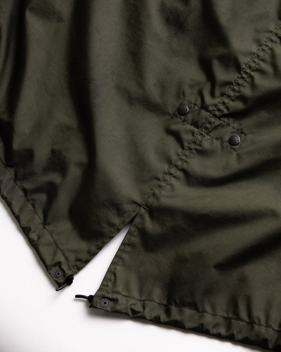 AN321 DIRTPAINT NYLON MODS COAT OLIVE