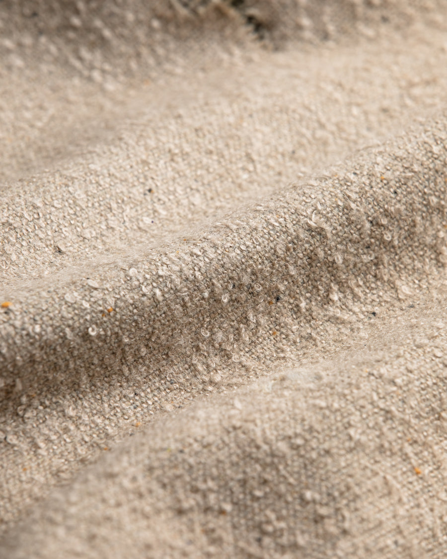 AN320 DAMAGED TWEED DRIZZLER JACKET BEIGE