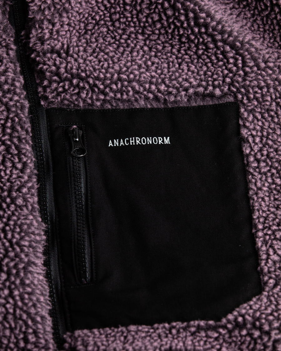 AN326 REVERSIBLE BOA JACKET PURPLE