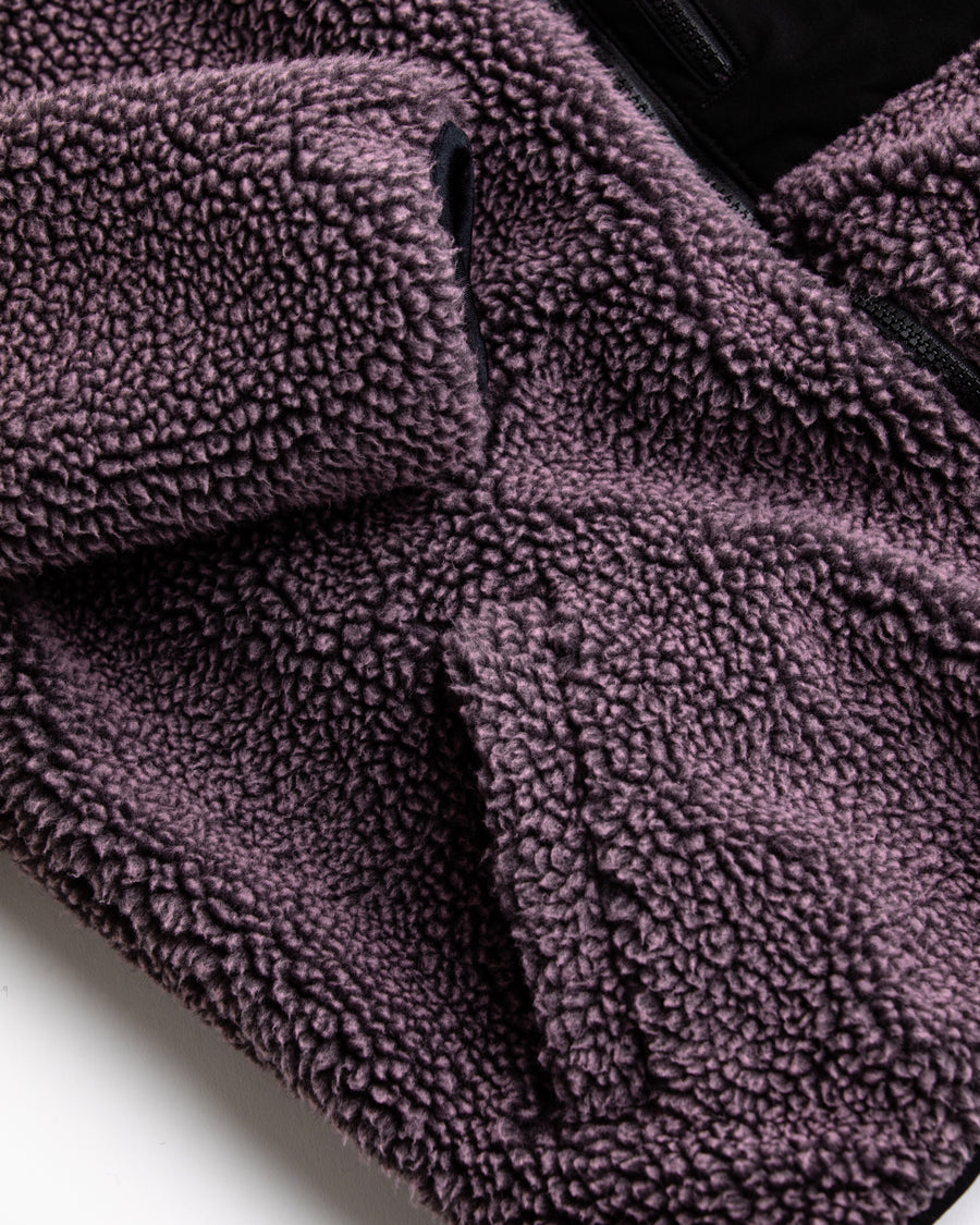 AN326 REVERSIBLE BOA JACKET PURPLE