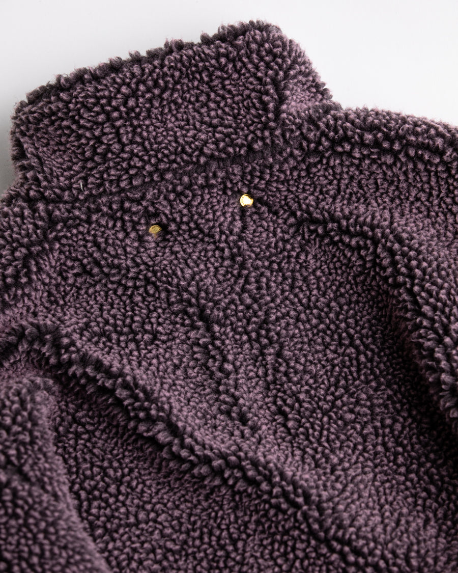 AN326 REVERSIBLE BOA JACKET PURPLE