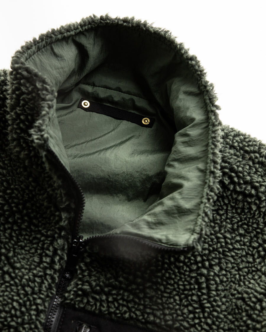 AN326 REVERSIBLE BOA JACKET OLIVE