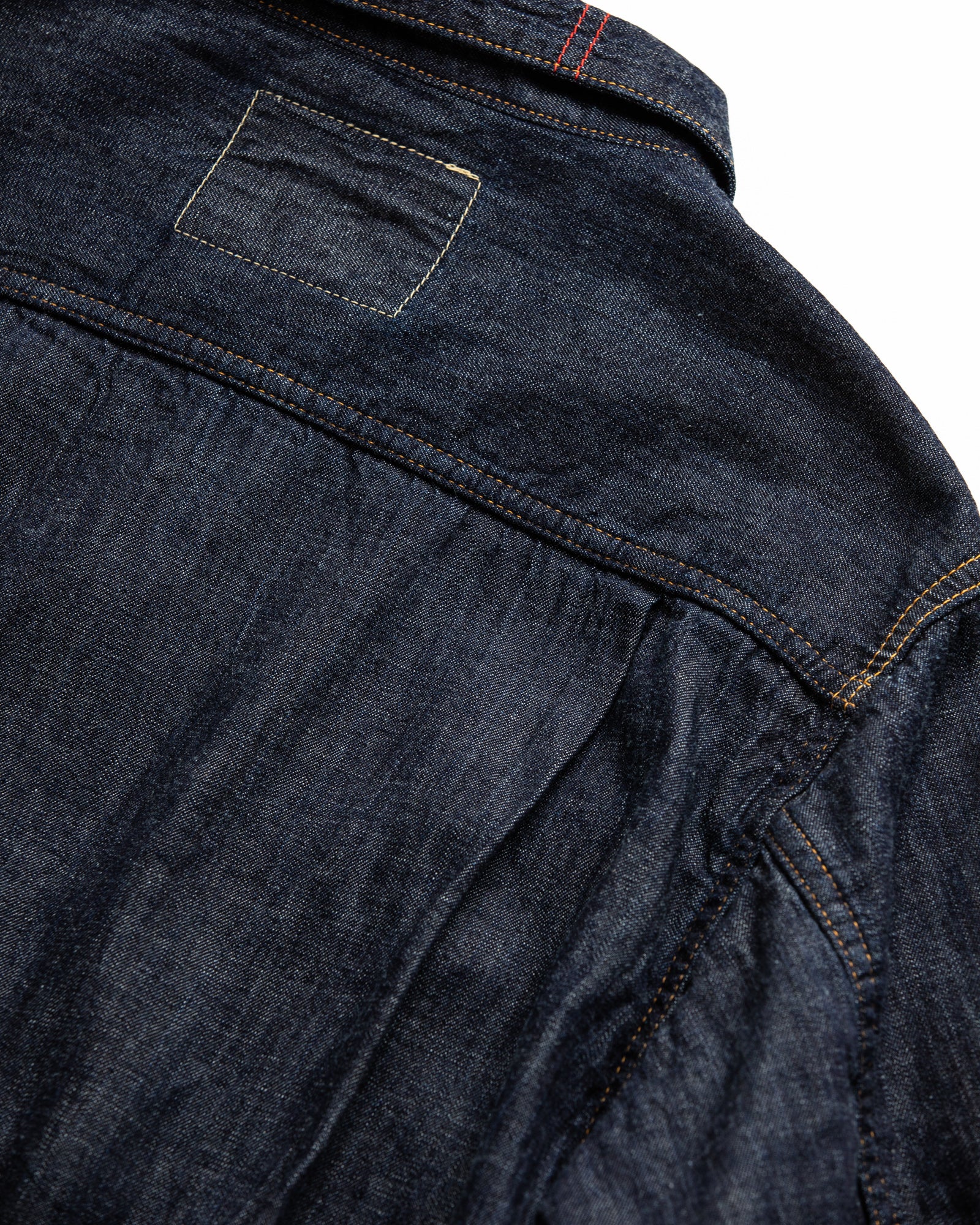 AN332 CHEAK COMBI DENIM JACKET INDIGO(OW) – ANACHRONORM AN332 CHEAK COMBI DENIM JACKET INDIGO(OW) – ANACHRONORM