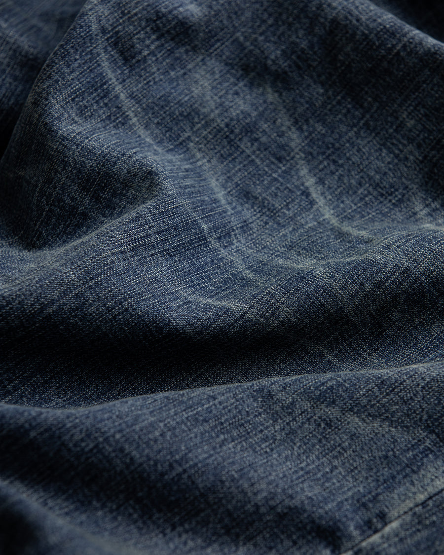 AN333-W CHEAK COMBI DENIM 5P PANTS INDIGO(AGING)