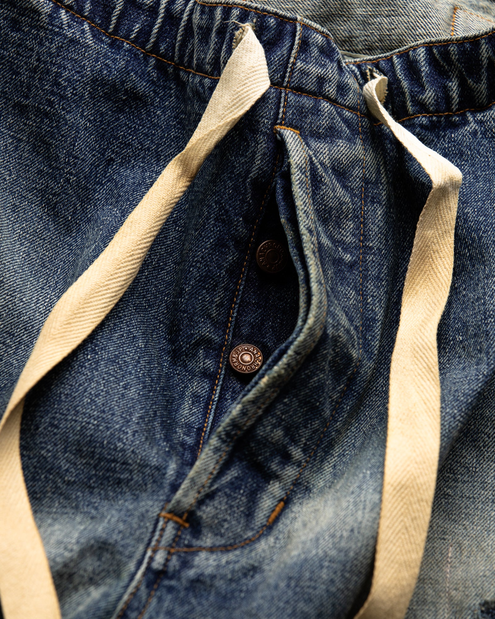 AN330 52's SELVEDGE DENIM REMAKED EASY PANTS INDIGO AN330 52's SELVEDGE DENIM REMAKED EASY PANTS INDIGO
