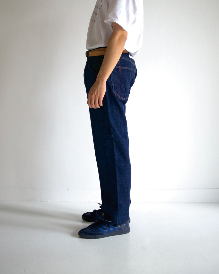 REGULAR TAPERED 5P PANTS INDIGO(ONE WASH) – ANACHRONORM