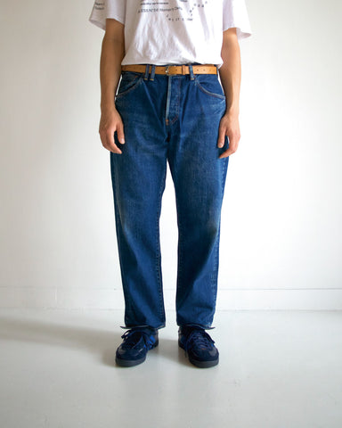 CONTEXT-001-1Y 常规锥形 5P 靛蓝裤（一年水洗）