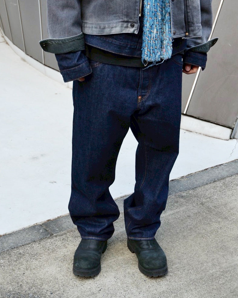 REGULAR TAPERED 5P PANTS INDIGO(ONE WASH) – ANACHRONORM