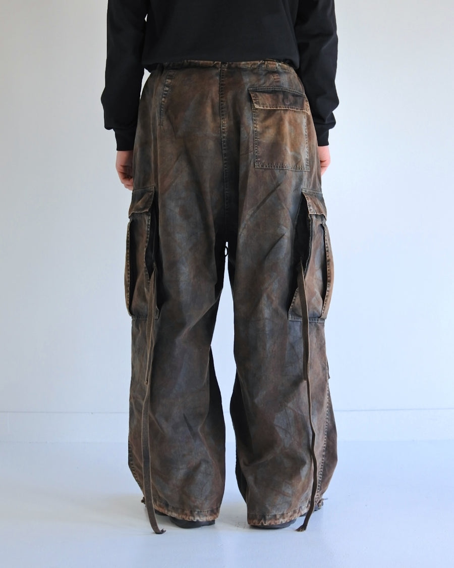 オリジナルリアルツリーを硫化染めしたM-51 タイプフィールドオーバーパンツ