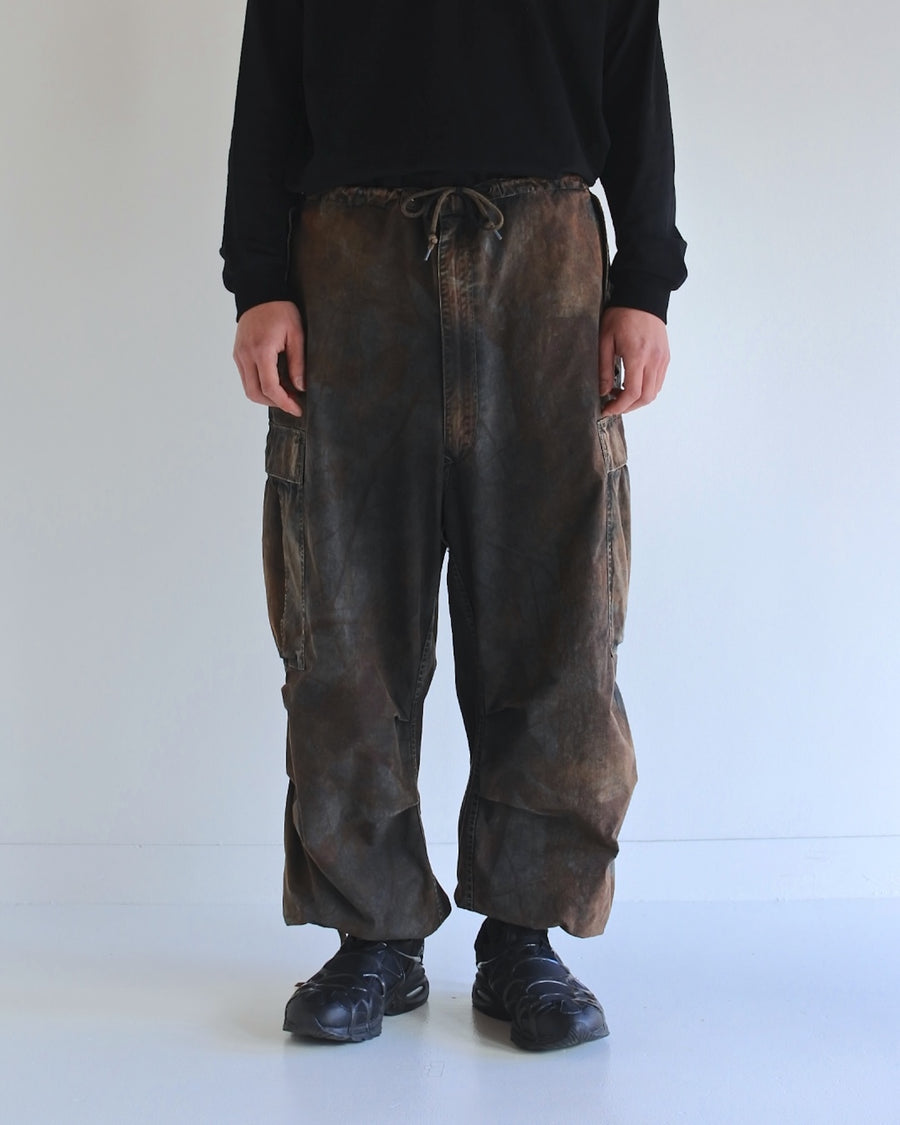 オリジナルリアルツリーを硫化染めしたM-51 タイプフィールドオーバーパンツ