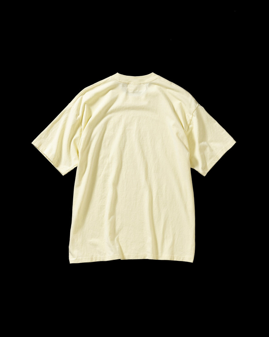 STICKER MOTIF PRINTED S/S T-S BEIGE
