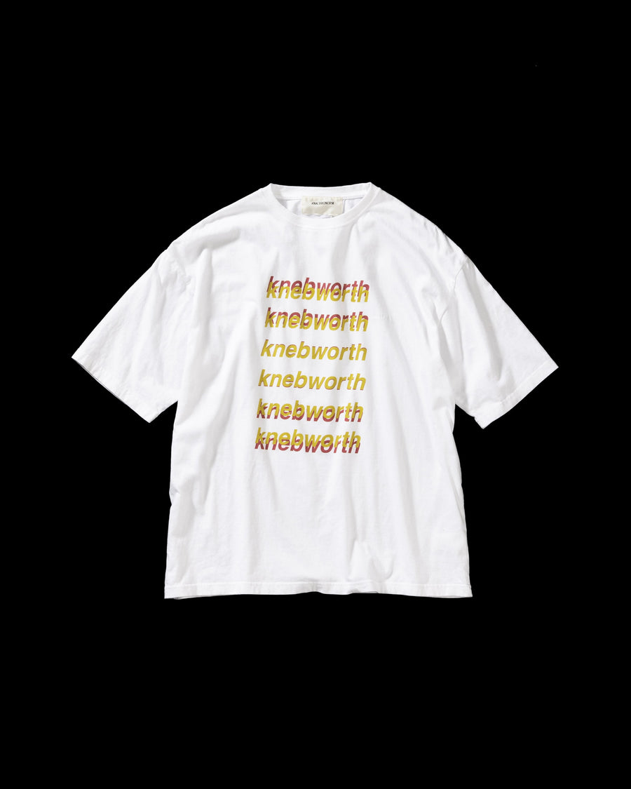 GRADATION PRINTED S/S T-S WHITE