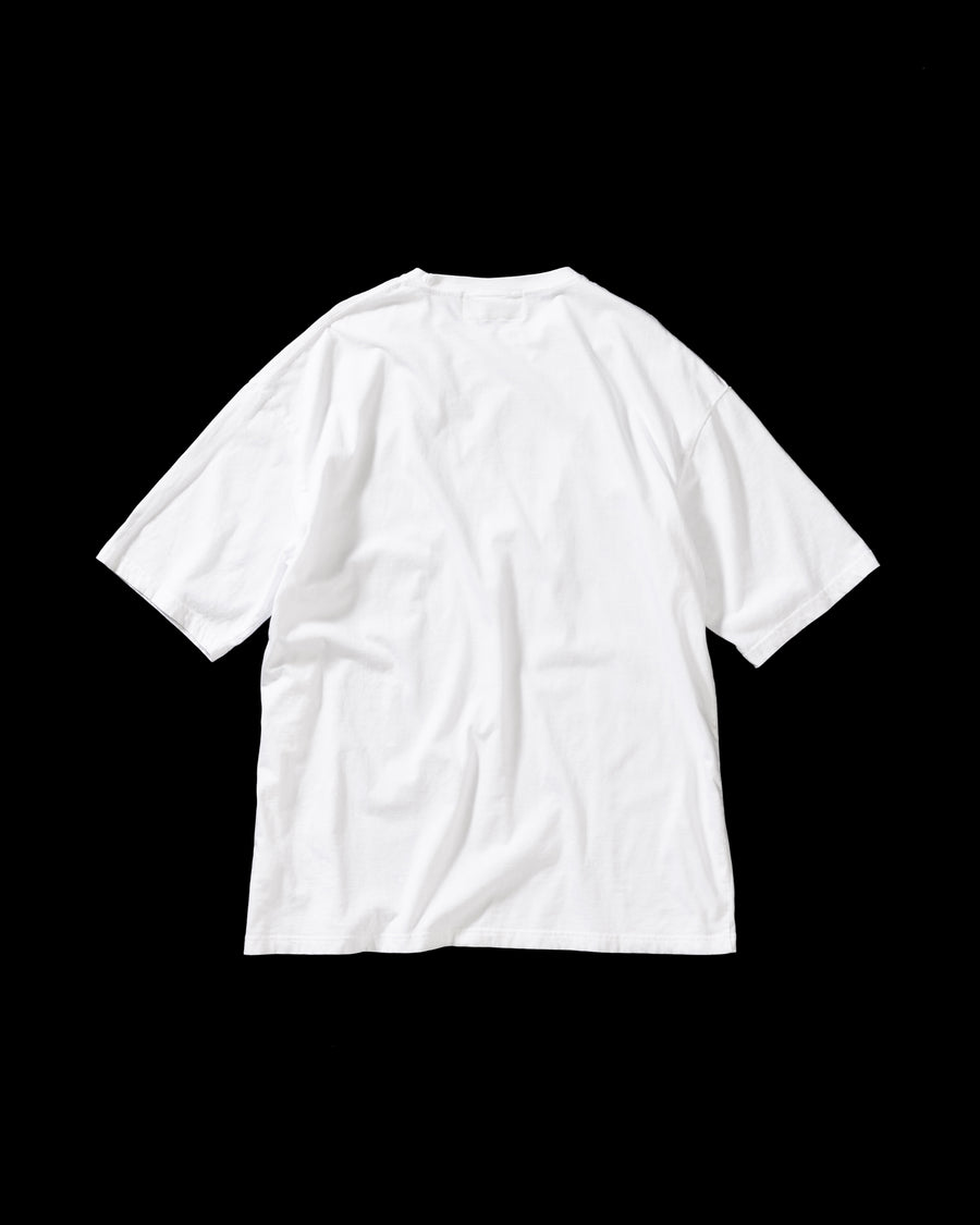 AN368 MANCHESTER PRINTED S/S T-S WHITE