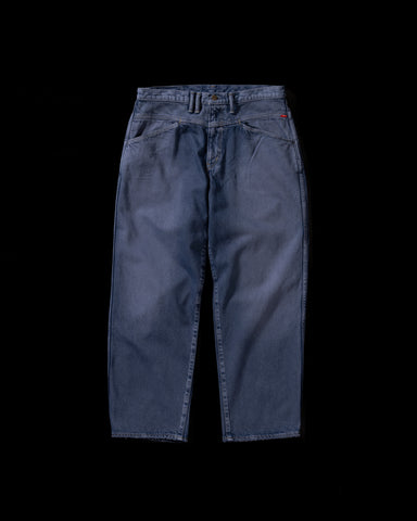 Anachronorm ワイドデニム シンチバック ダメージ加工 32 Anachronorm ワイドデニム シンチバック ダメージ加工 32