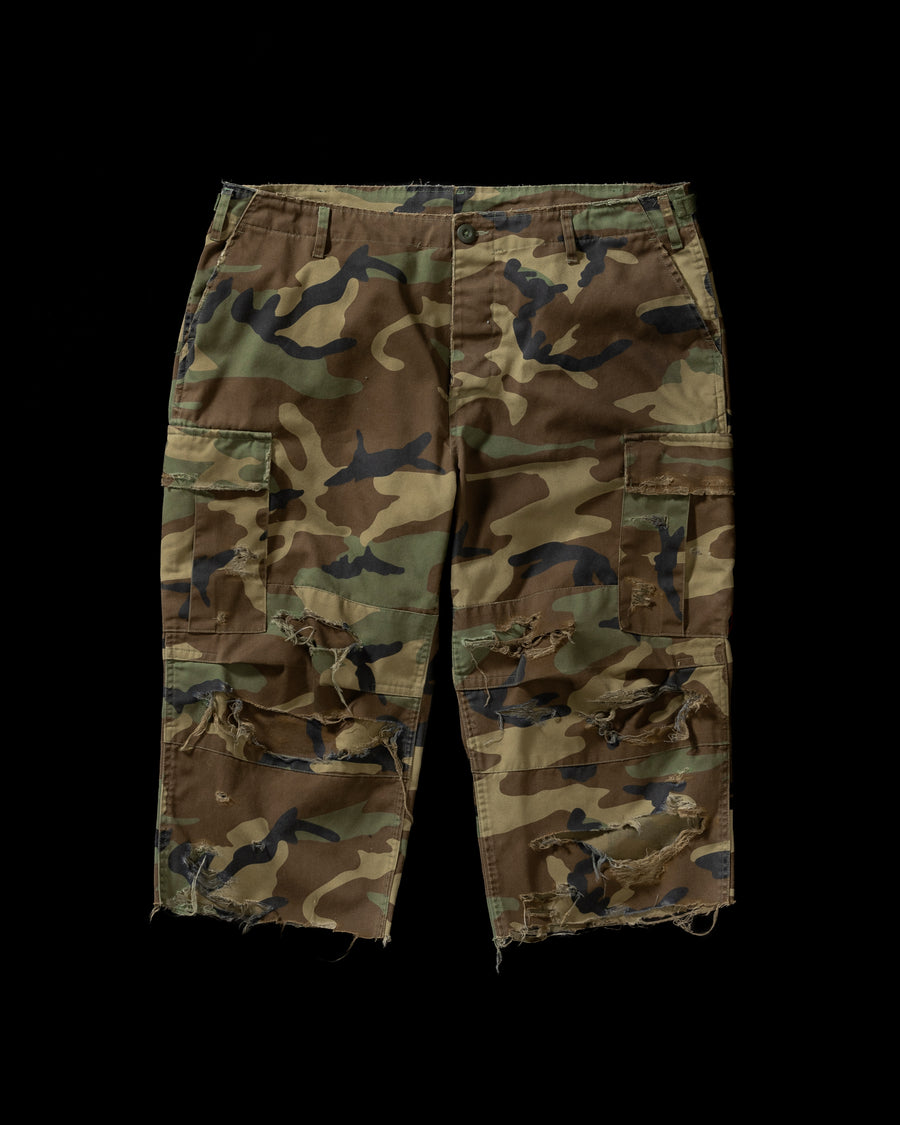 極太 ヴィンテージ US BDU Camo フレア バギー パンツ 再構築 US ARMY / デッドストック カーゴパンツ / DEAD STOCK BDU 6