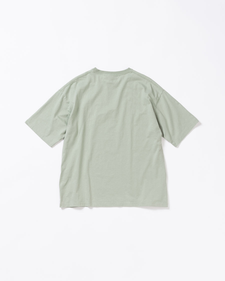 AN368 MANCHESTER PRINTED S/S T-S SAGE