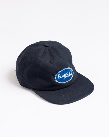 ANNK005 GLITCH EMBROIDERY CAP SILVER BLACK