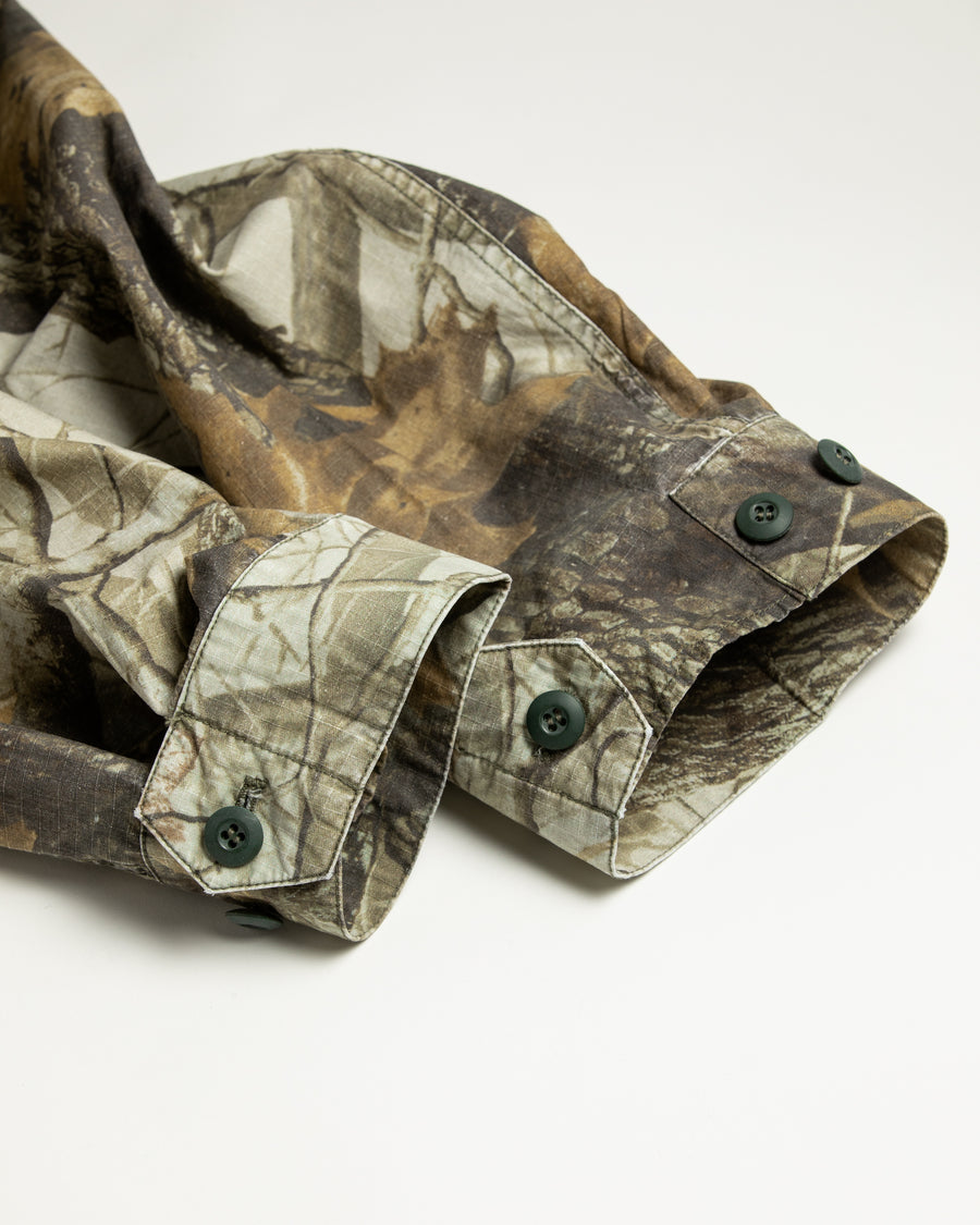 リップストップオリジナルリアルツリー生地を使用したファティーグジャケット