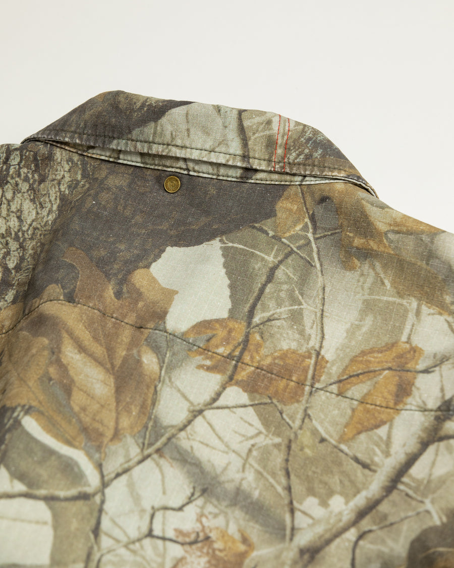 リップストップオリジナルリアルツリー生地を使用したファティーグジャケット
