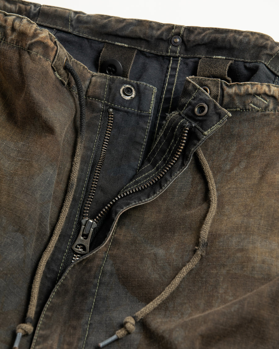 オリジナルリアルツリーを硫化染めしたM-51 タイプフィールドオーバーパンツ