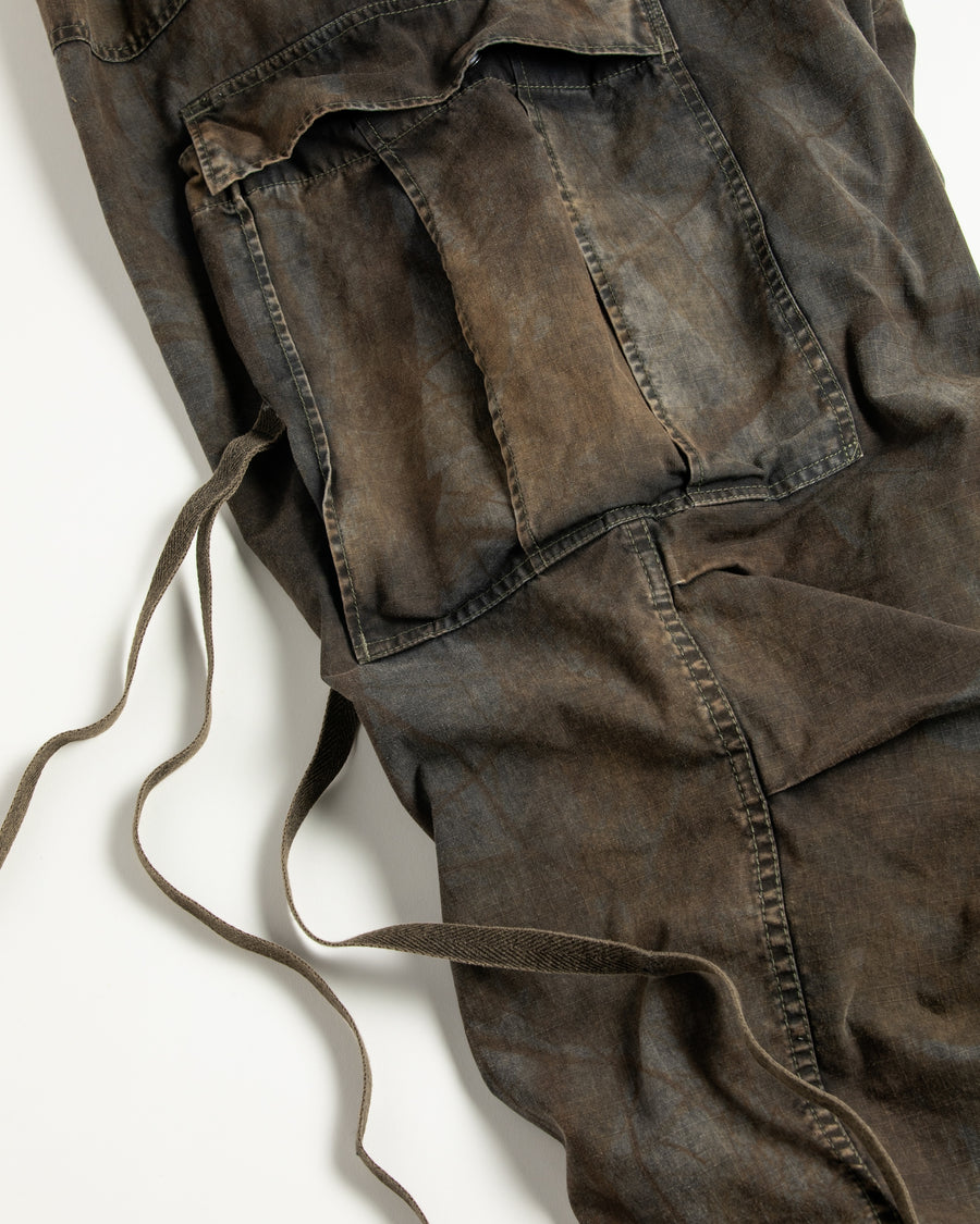 オリジナルリアルツリーを硫化染めしたM-51 タイプフィールドオーバーパンツ