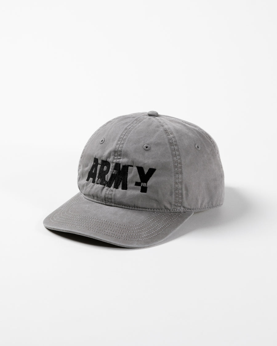 ANNK-003 ARMY GLITCH EMBROIDERY CAP GRAY