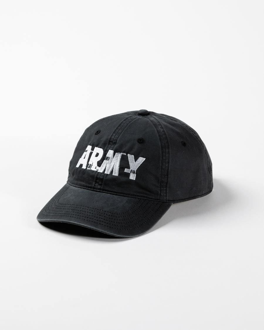 ANNK-003 ARMY GLITCH EMBROIDERY CAP CHARCOAL