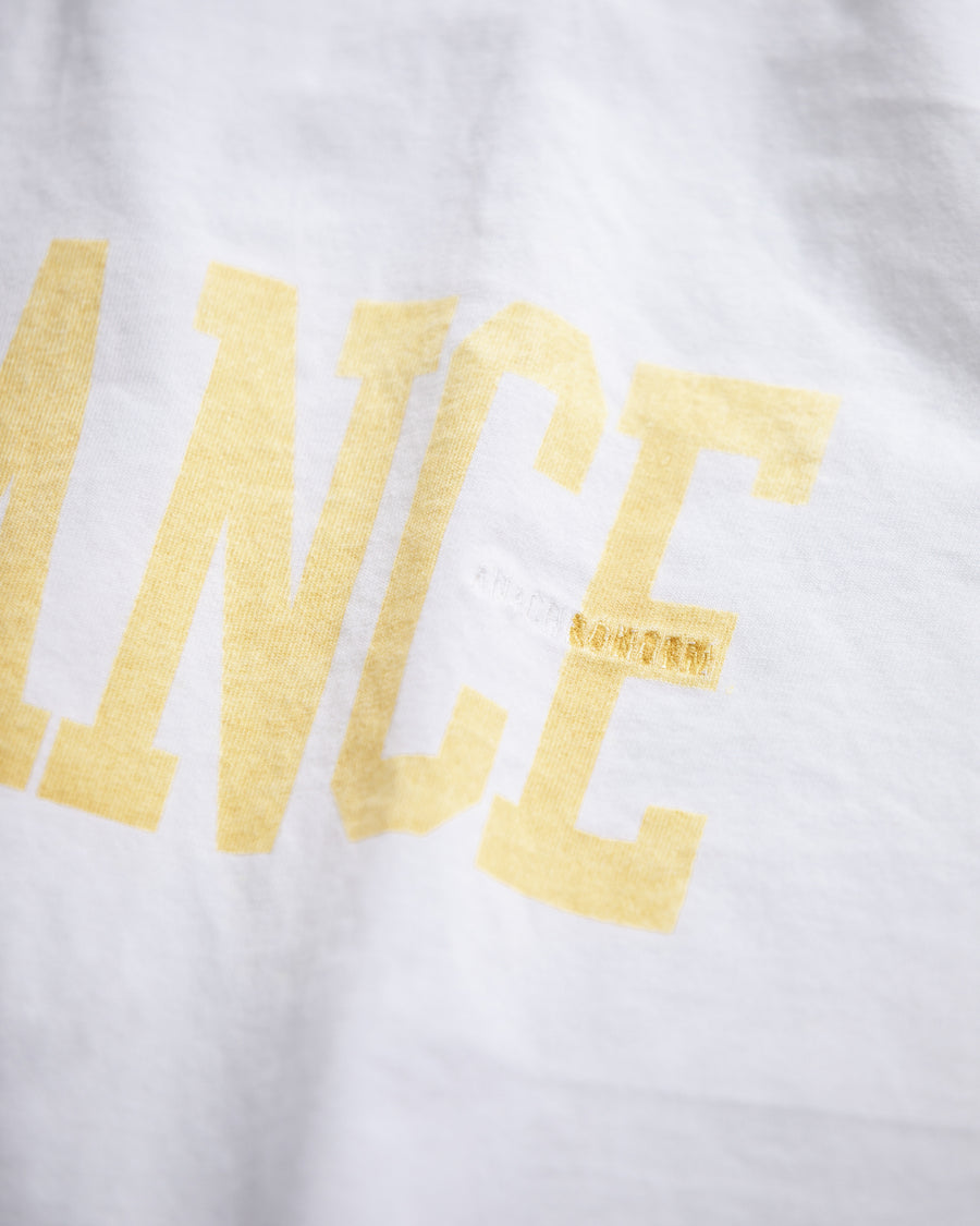 AN360 BALANCE COLLEGE PRINTED S/S T-S YELLOW PRINT