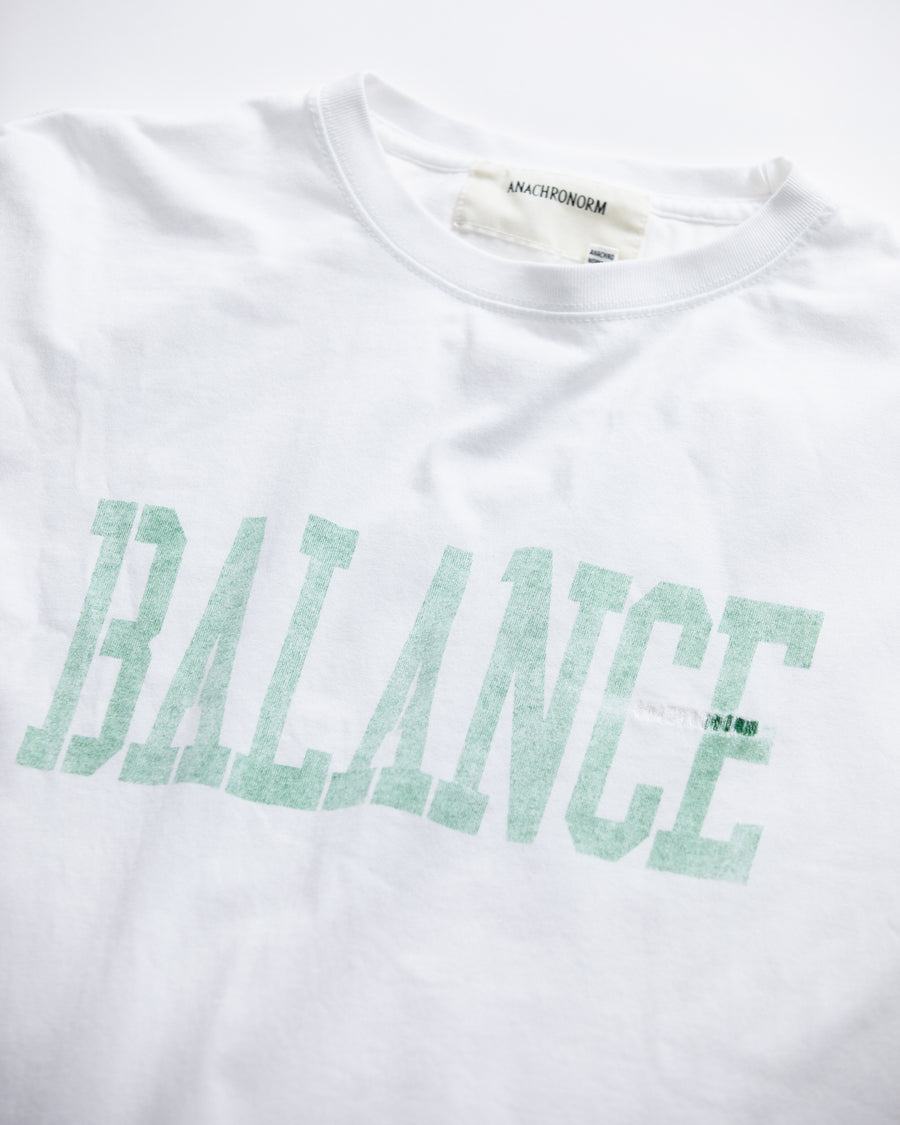 AN360 BALANCE COLLEGE PRINTED S/S T-S GREEN PRINT