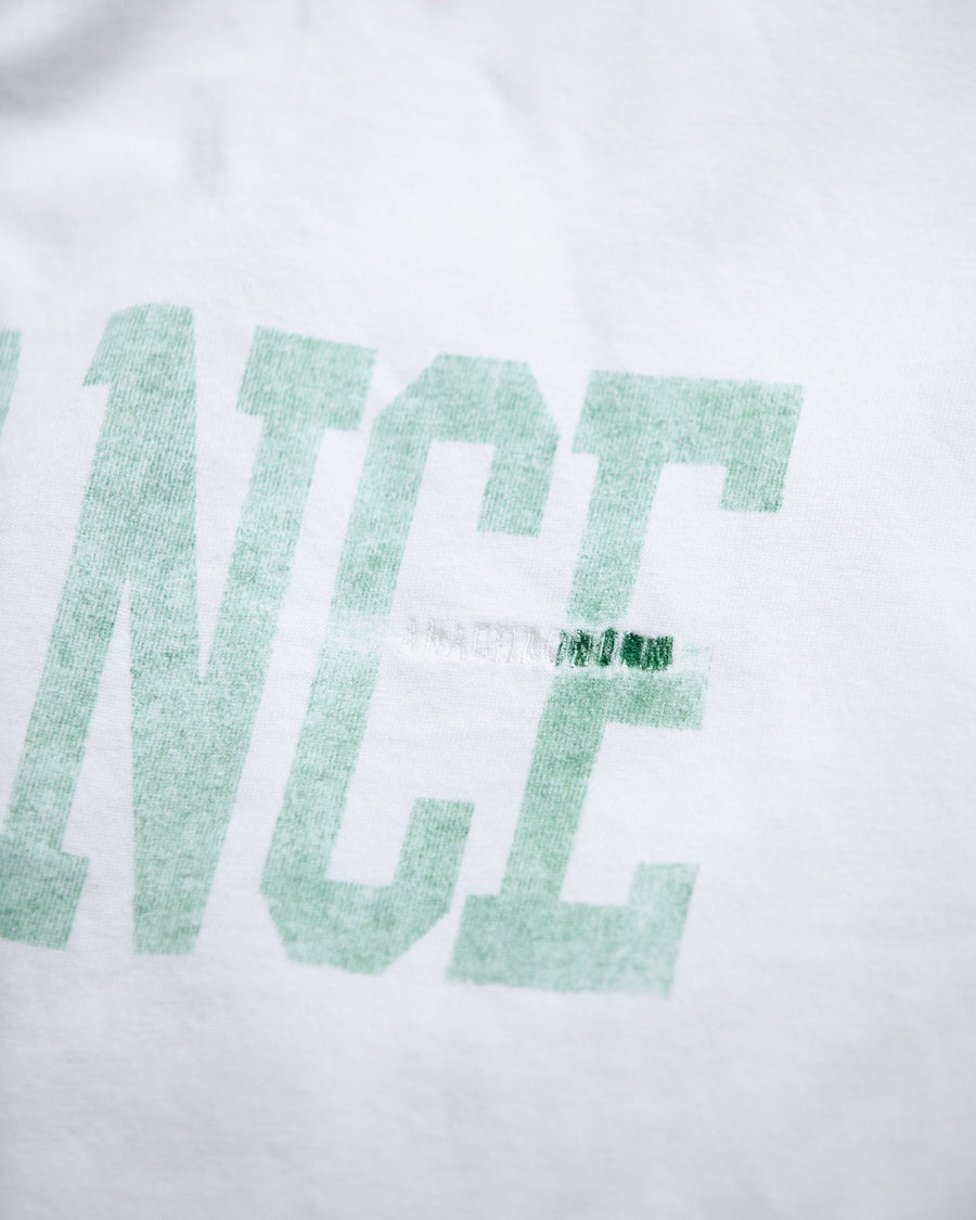 AN360 BALANCE COLLEGE PRINTED S/S T-S GREEN PRINT
