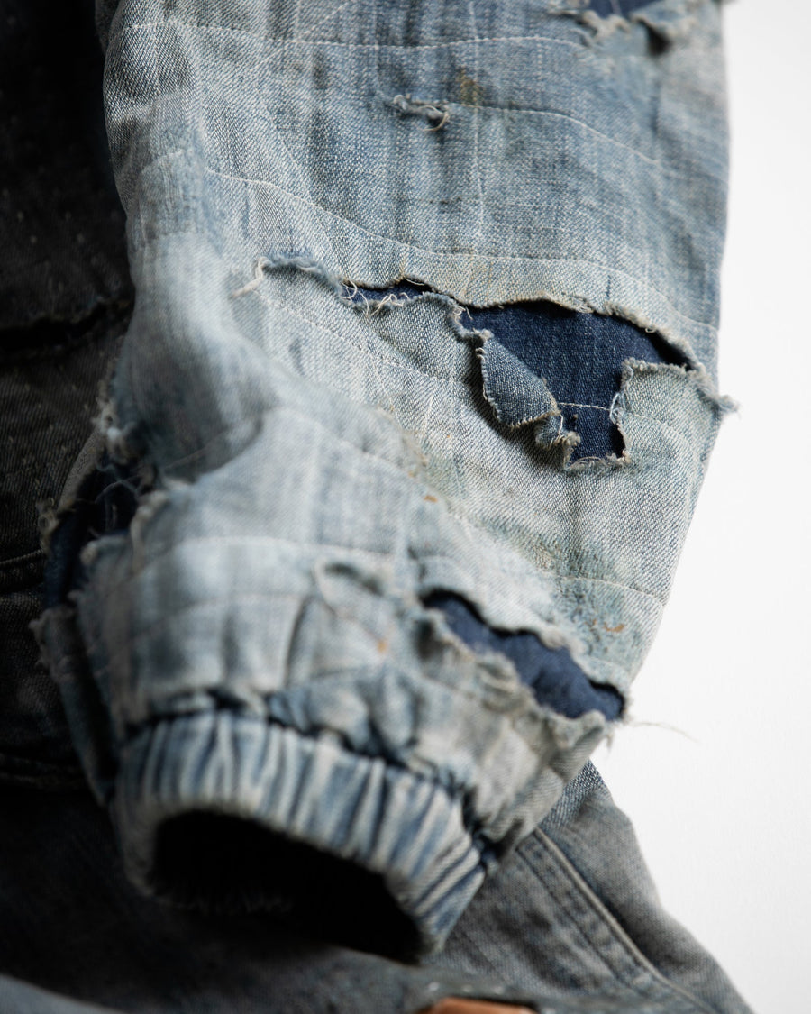 ANACHRONORM / DUAL DENIM REMAKED FULLZIP PARKA - INDIGO (REMAKE)