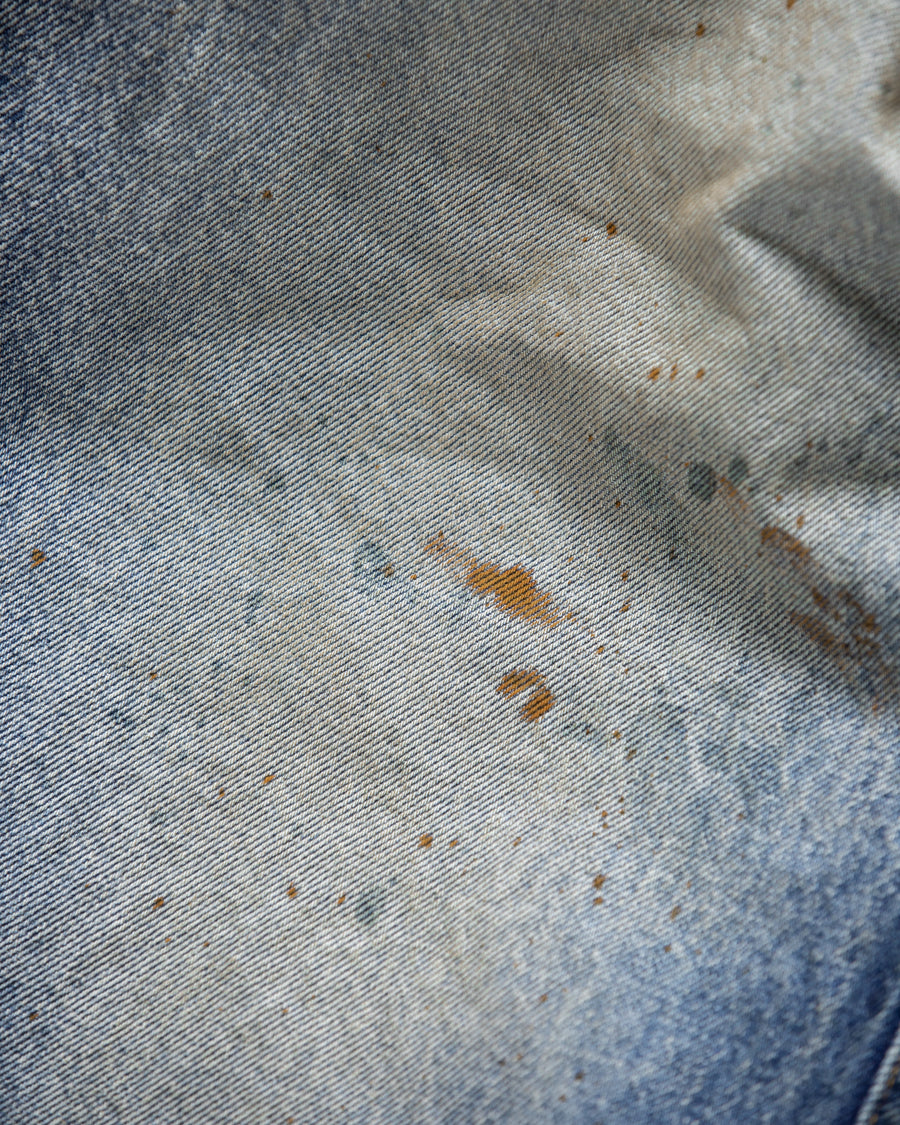 AN339-W FRONT YORK WASHED DENIM PANTS INDIGO (AGING)