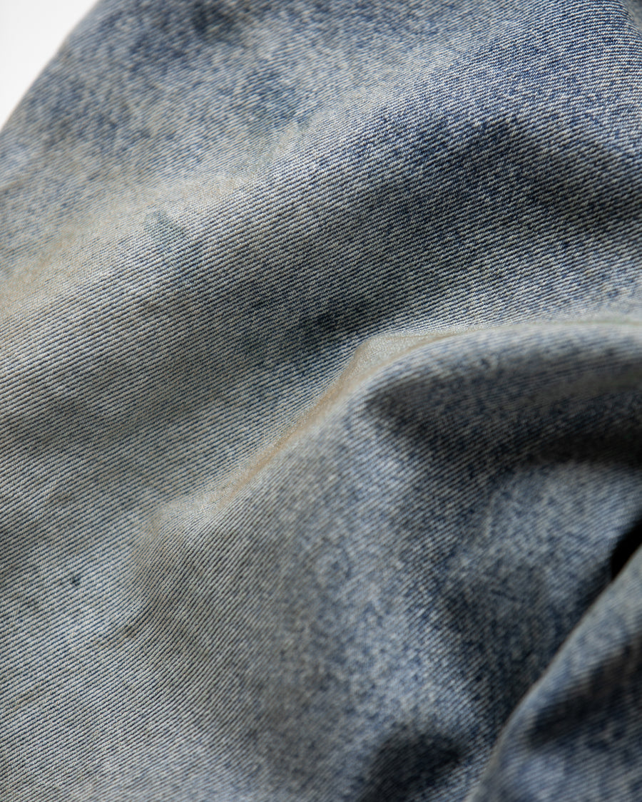 AN339-W FRONT YORK WASHED DENIM PANTS INDIGO (AGING)