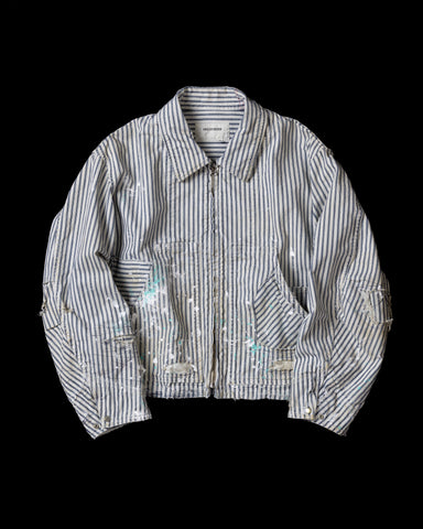 AN346-R HICKORY REMAKED DETROIT JACKET HICKORY (REMAKE)