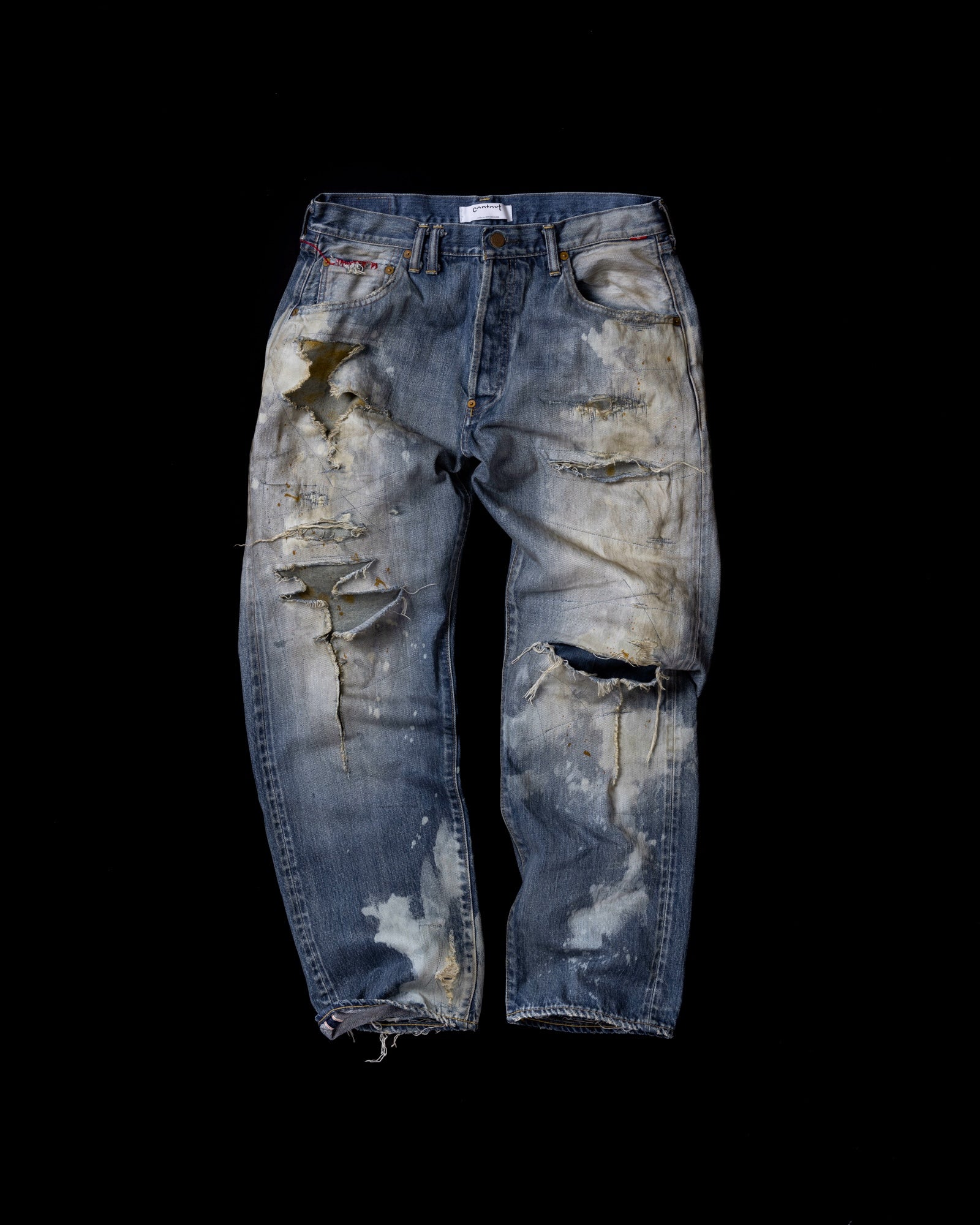 Remaked AN352 HARD REMAKED REGULAR TAPERED 5P PANTS INDIGO (REMAKE) – ANACHRONORM