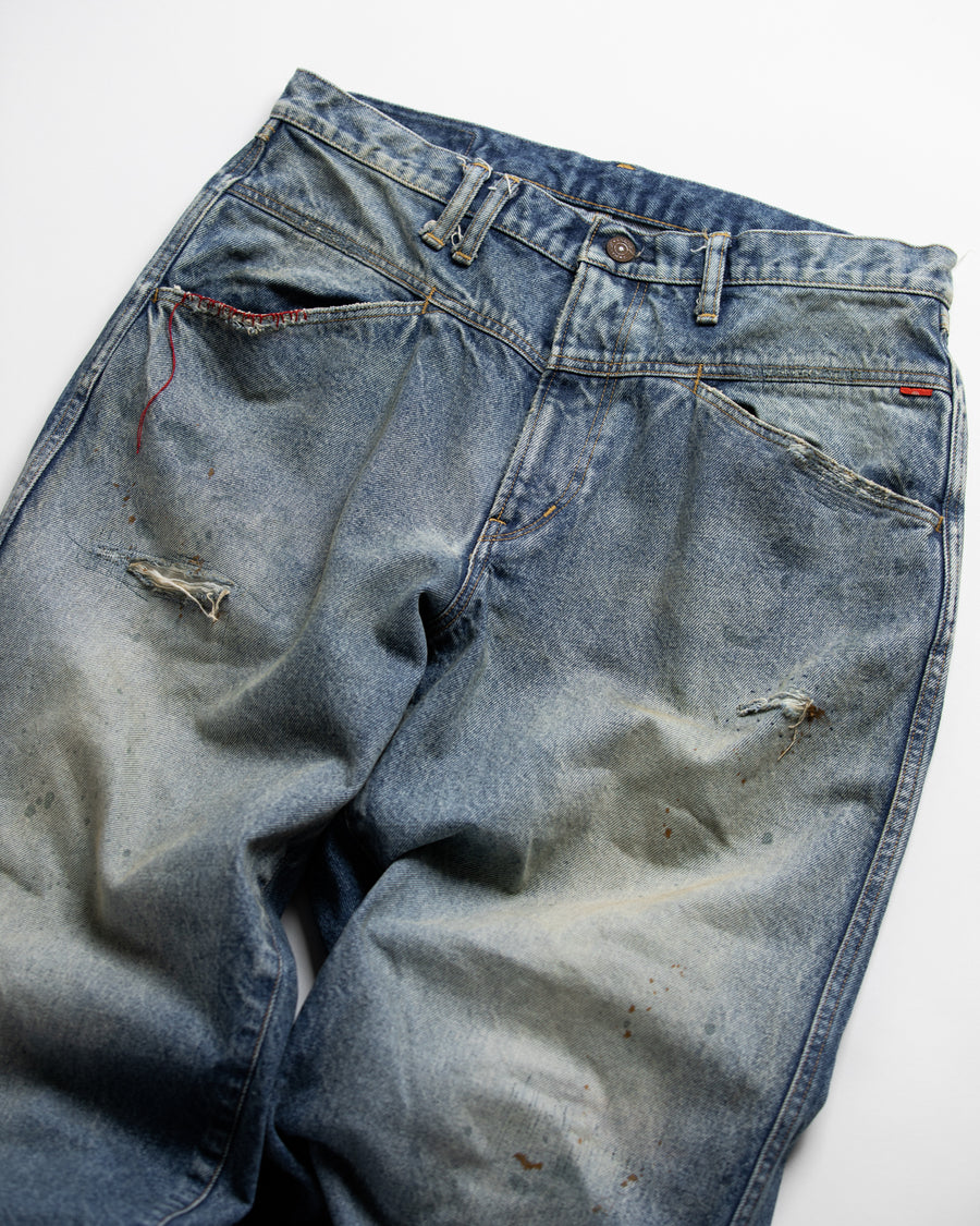 外国の AN339-R FRONT YORK REMAKED DENIM PANTS INDIGO (REMAKE) – ANACHRONORM