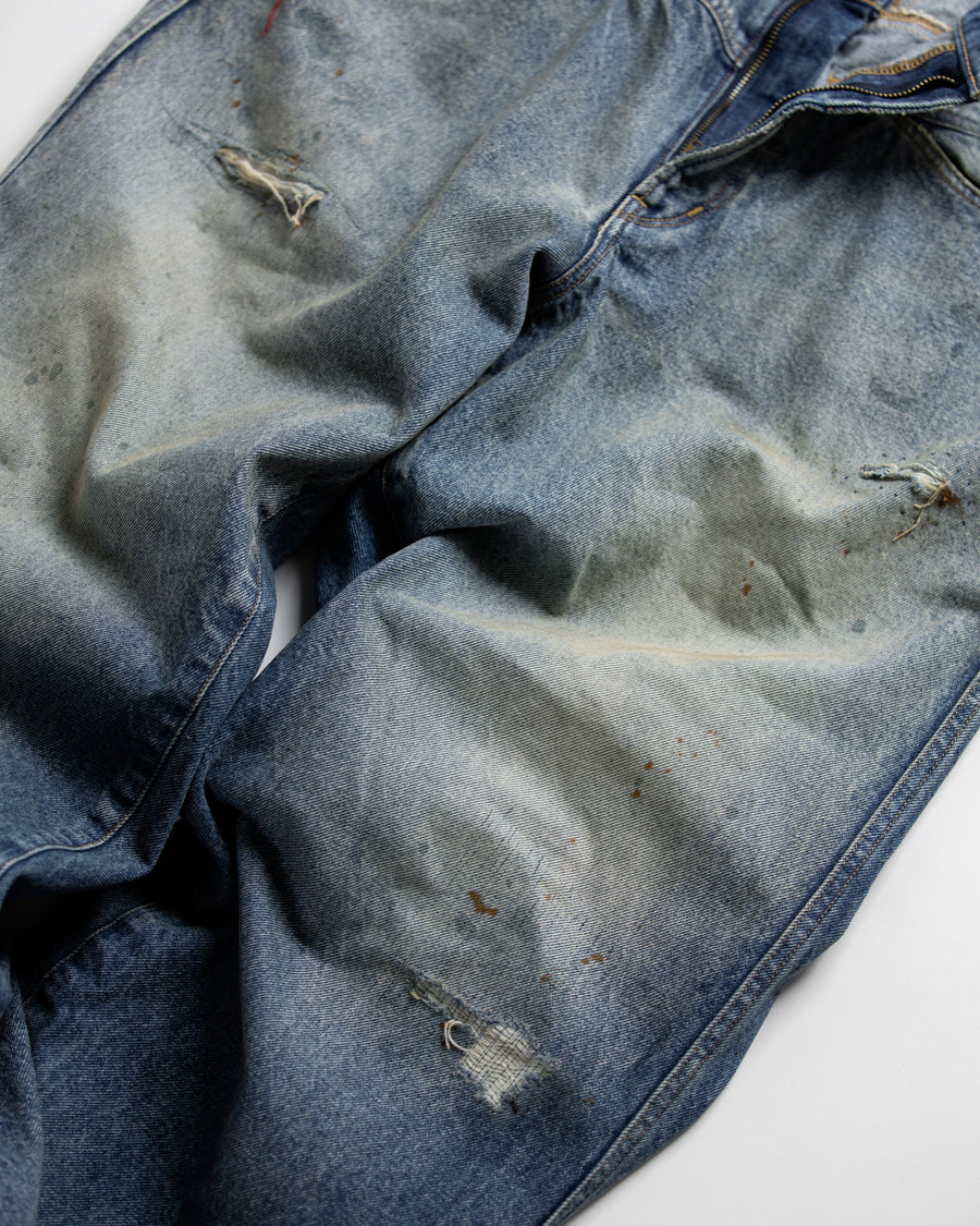 クロクマページ AN339-R FRONT YORK REMAKED DENIM PANTS INDIGO (REMAKE