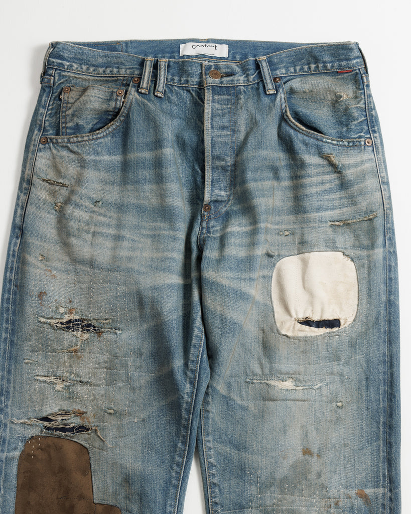 CONTEXT-001 REGULAR TAPERED 5P PANTS < 5 colors >
