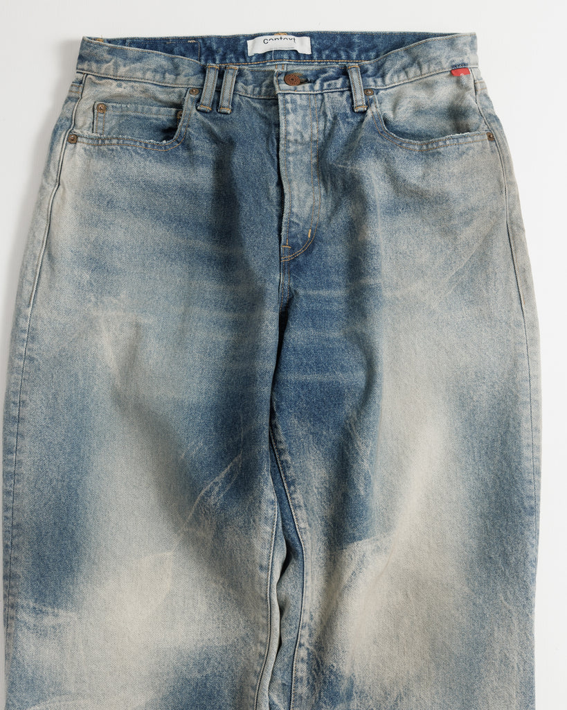 CONTEXT-003N 80's WIDE 5P PANTS < 6 colors >