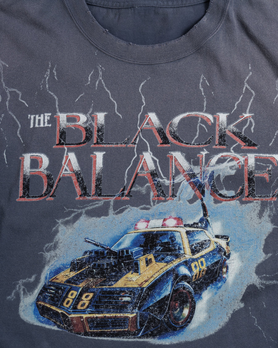 ANACHRONORM ダイド カスタムカー グラフィックTシャツ ダスティネイビー | 5.6oz天竺 アメリカンカルチャーモチーフ 特殊染色 変色加工 一点一点
