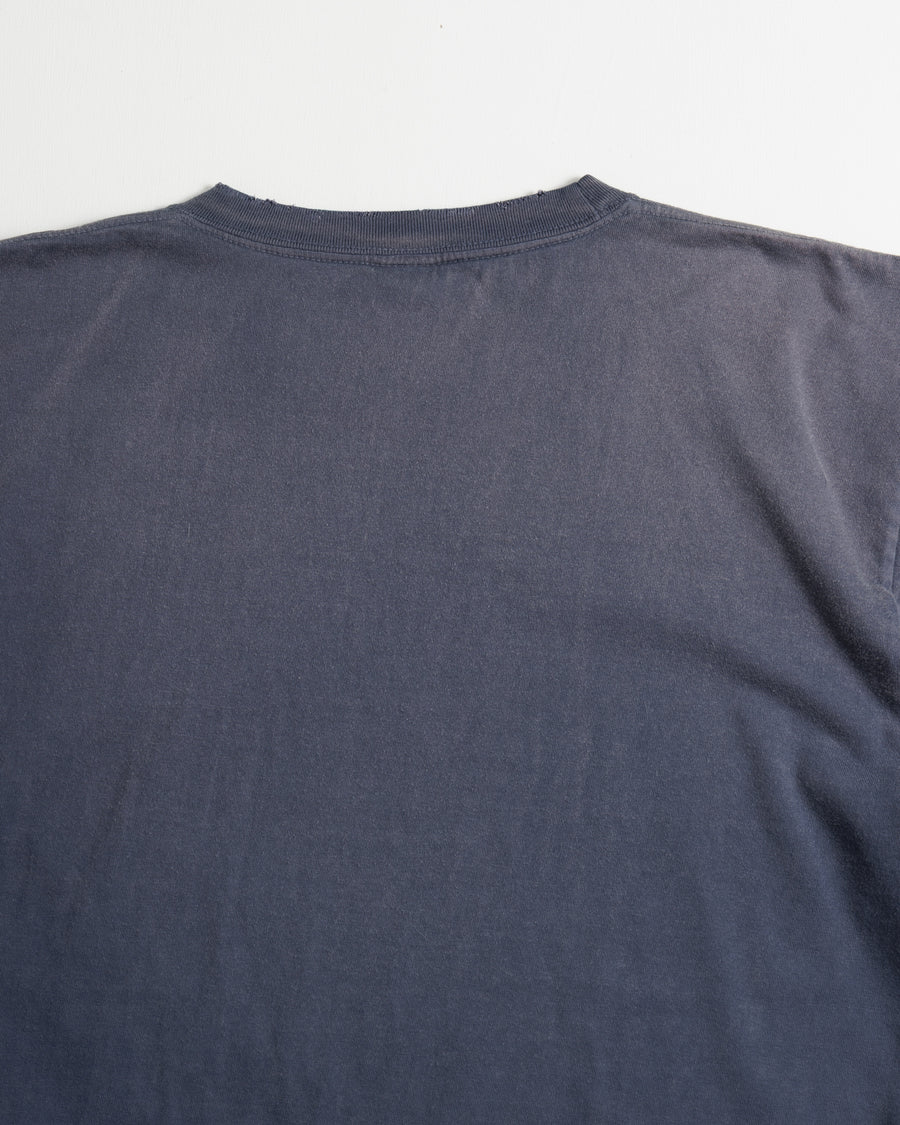 ANACHRONORM ダイド カスタムカー グラフィックTシャツ ダスティネイビー | 5.6oz天竺 アメリカンカルチャーモチーフ 特殊染色 変色加工 一点一点