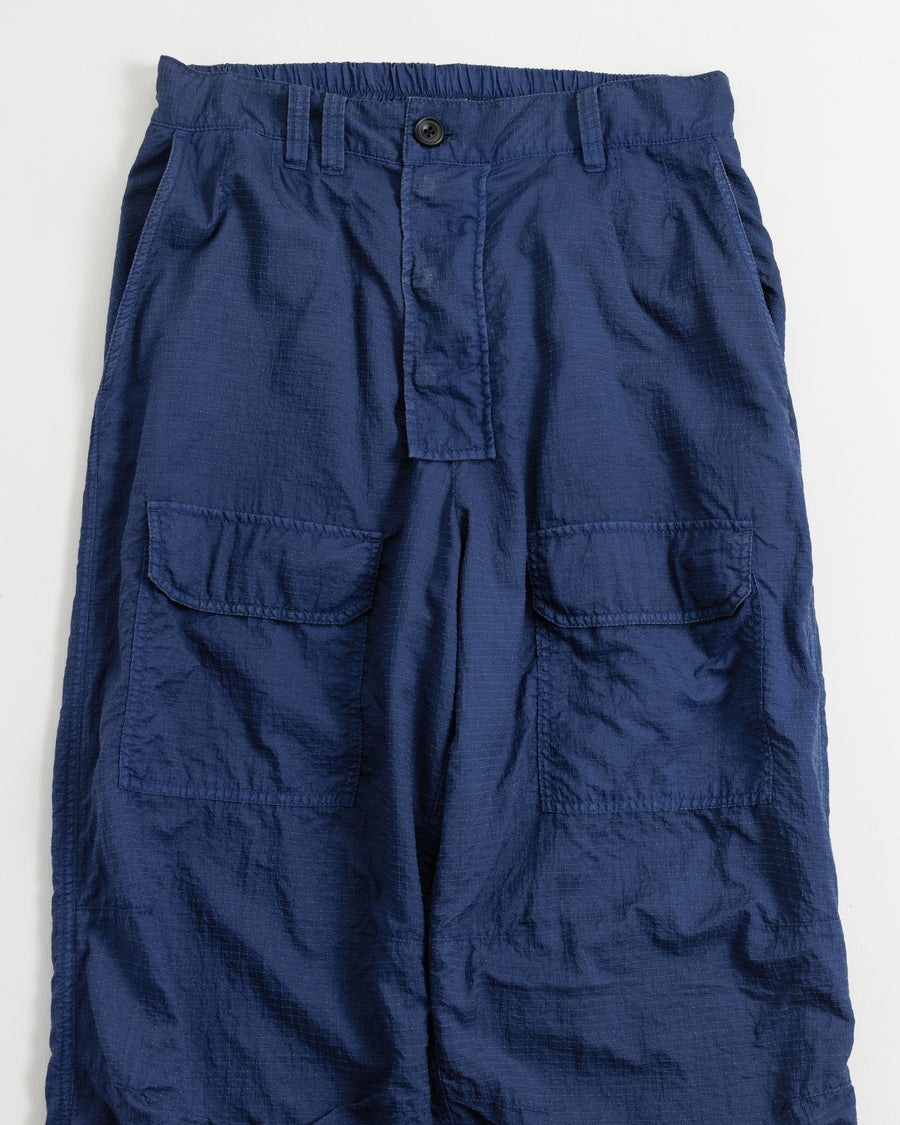 NYLON RIP STOP EASY PANTS BLUE
