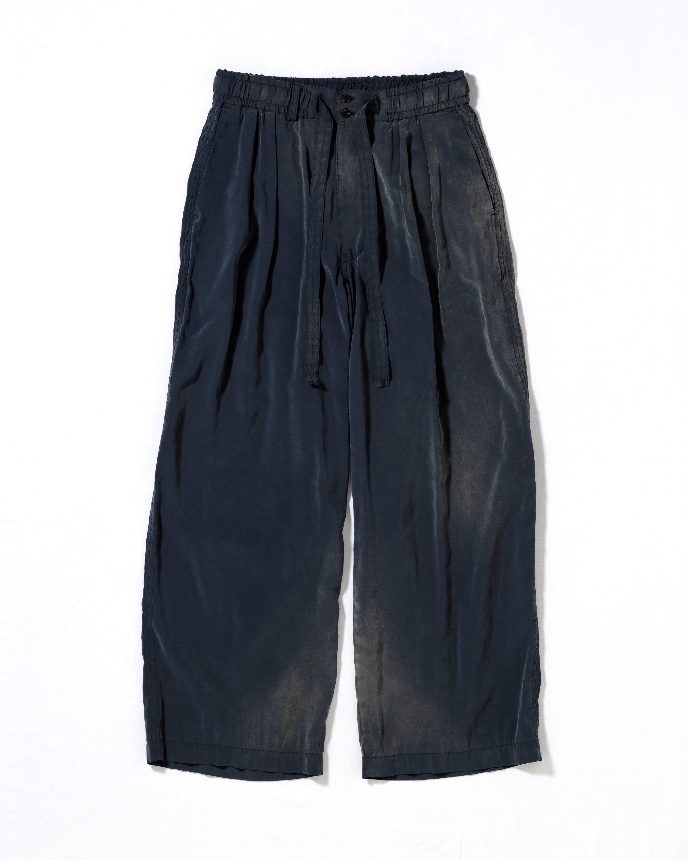 RAYON DRAPE EASY PANTS NAVY