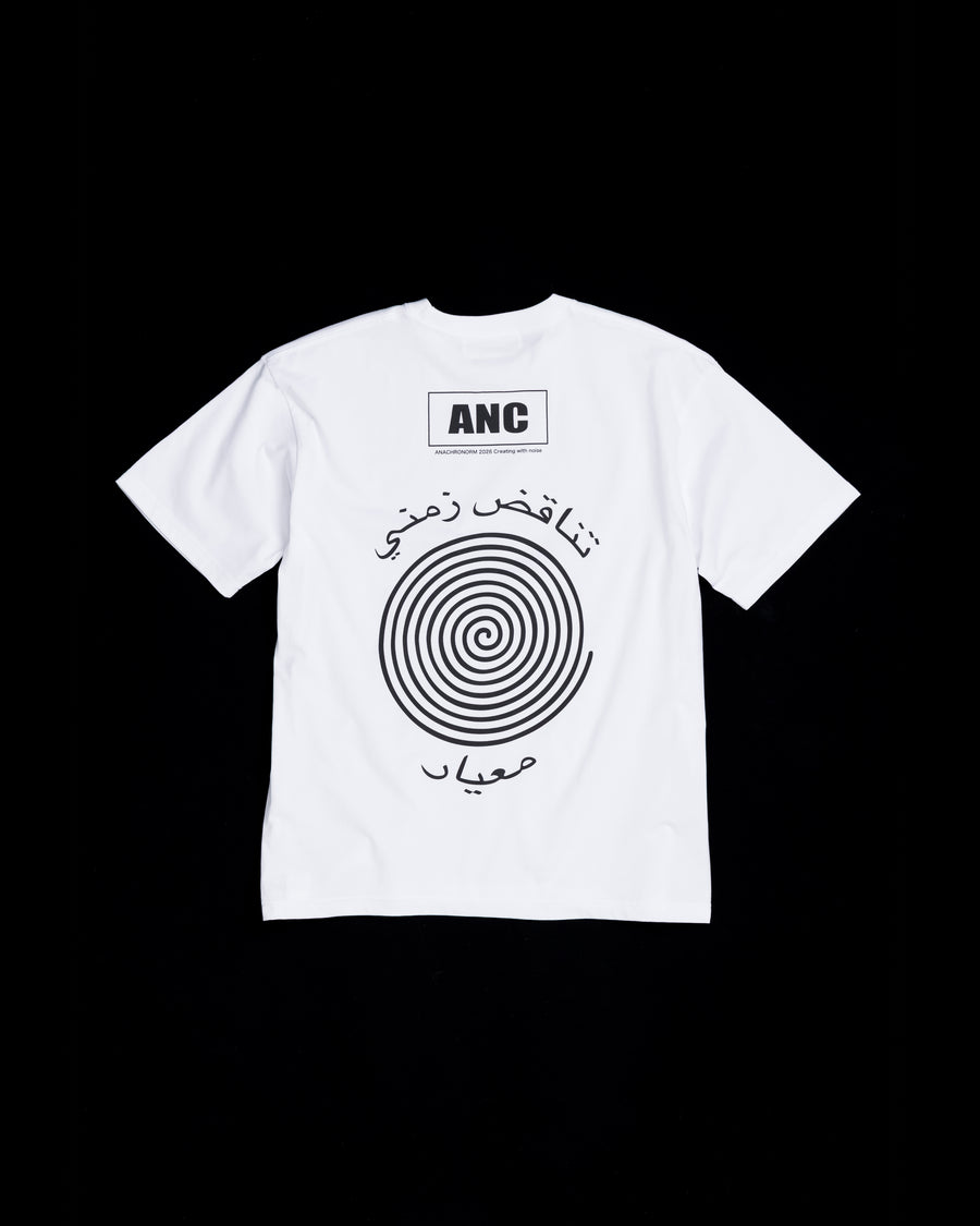 VORTEX PRINTED S/S T-S WHITE – ANACHRONORM