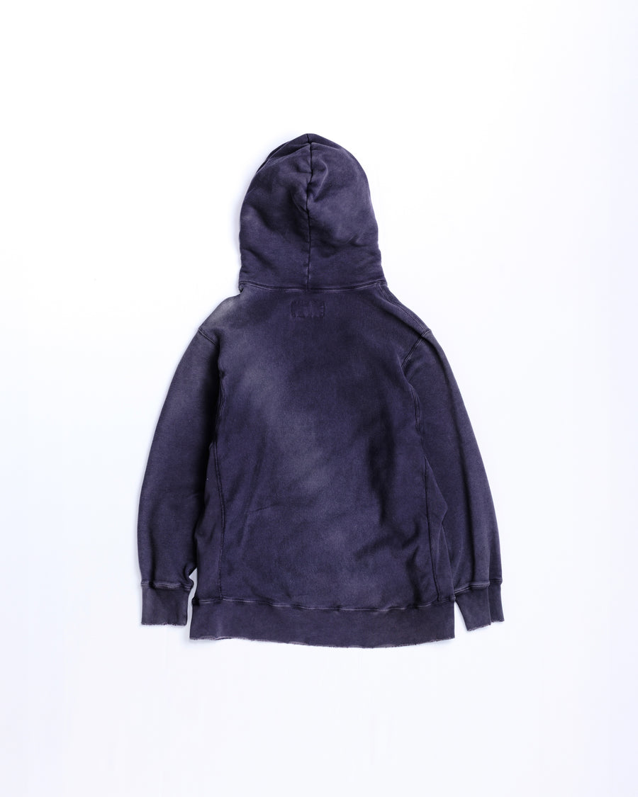 FADED SIDE LIB SWEAT PARKA PURPLE